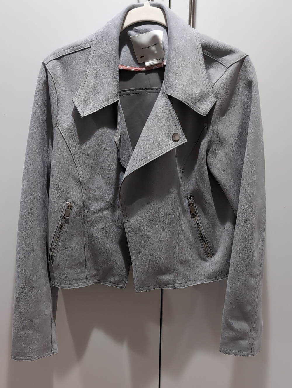 Suede Moto Jacket